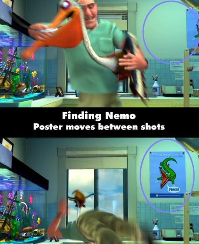 Finding Nemo-15 Disney Movie Mistakes You Probably Never Noticed