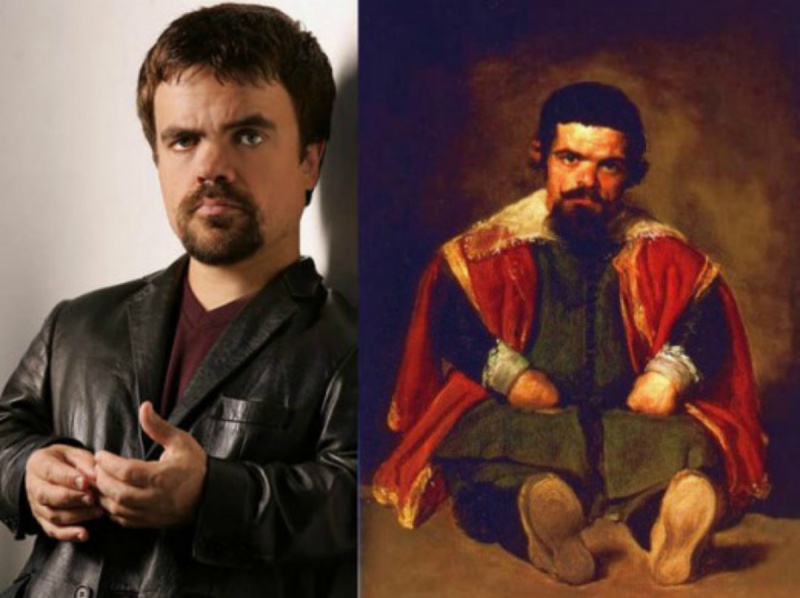 Peter Dinklage and Sebastian De Morra-15 Celebrities Who Look Like People From Past