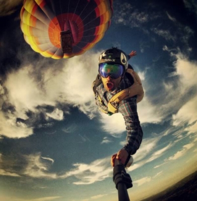 Falling From A Balloon-Selfies That Will Make You Cringe