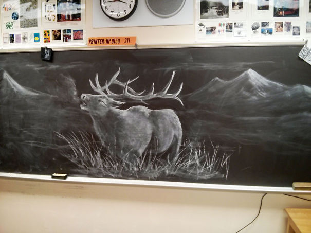 This Amazing Art by a Teacher-15 Awesome Teachers Everyone Would Like To Have