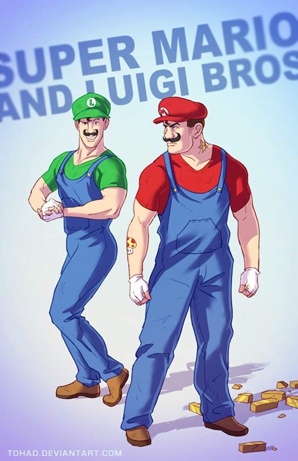 Super Mario-Classic Childhood Characters In Evil Form