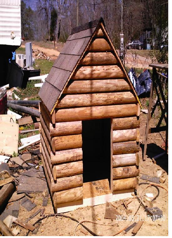Log cabin dog house-Amazing Dog Houses