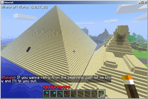 Pyramids-Cool Things To Make In Minecraft