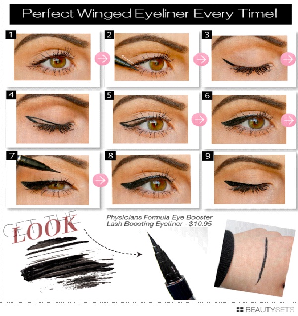 Wingtipped Eyeliner-Best Eyeliner Tips