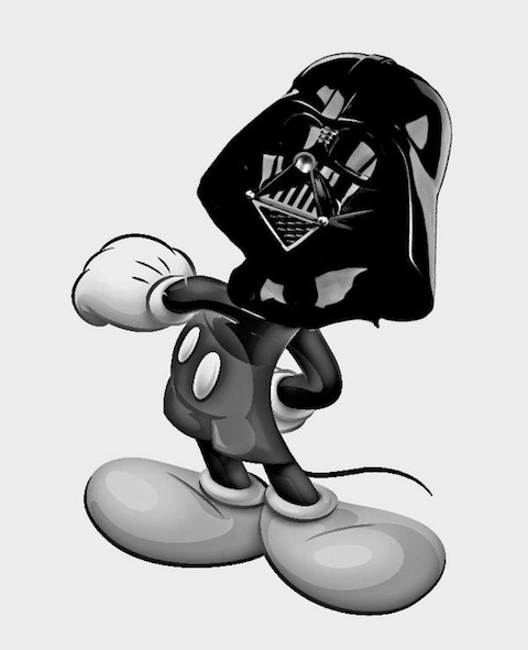 Darth Mouse-Disney Characters In Star Wars Theme