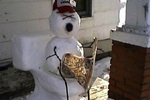 Poop Man-Most Inappropriate Snowmen