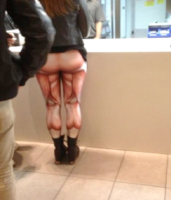 See Through Pants-Strange People At McDonalds