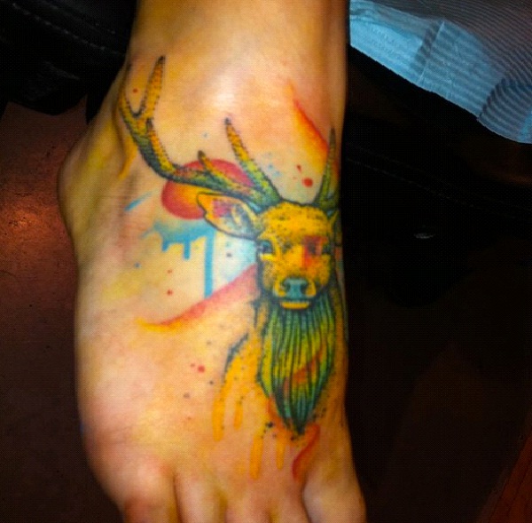 A Great Rack-Amazing Watercolor Painting Tattoos