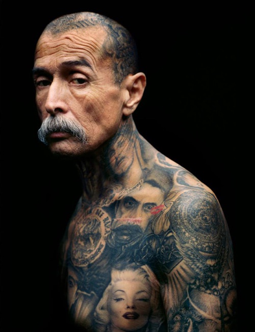 He Looks Cool-Old People With Tattoos
