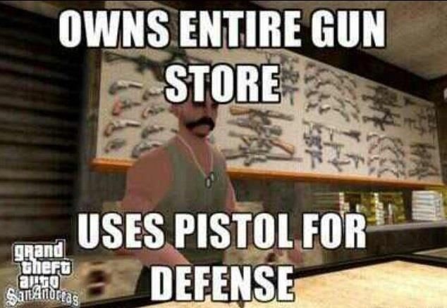 Gun Shop-15 Worst GTA Logics That Are Actually Funny