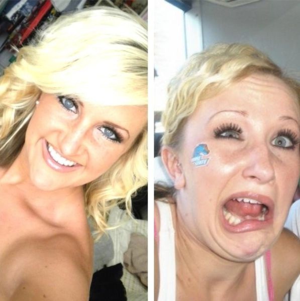 Did She Hit Something?-12 Photos That Show Pretty Girls Making Ugly Faces