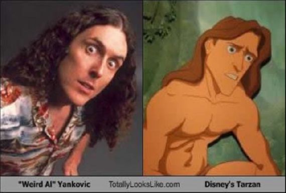 Yep he looks like Tarzan-Cartoon Characters & Their Real Life Counterparts