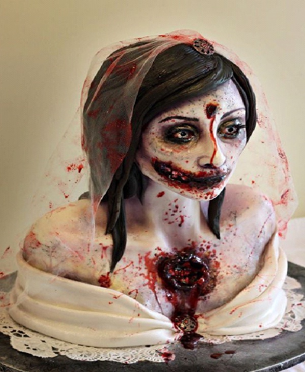 The Beautiful-Amazing Zombie Wedding Cakes