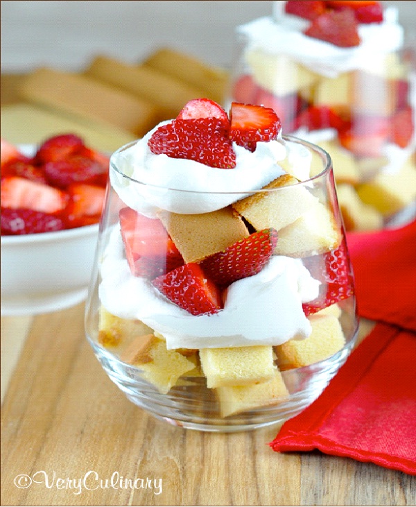Strawberry Shortcake Parfait-Worst Desserts Ever