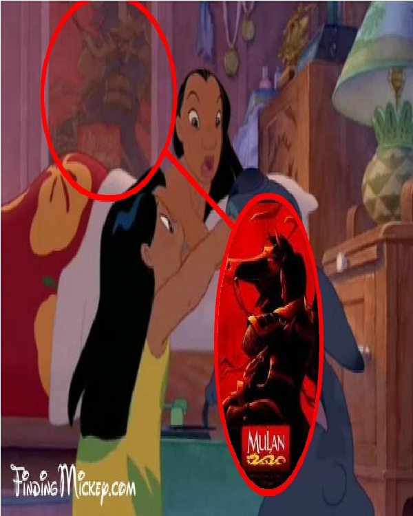 Mulan-Hidden Disney Characters In Other Disney Movies