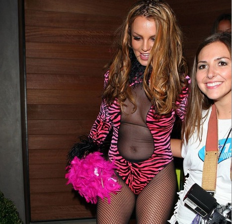 Britney Spears-Celebrities In Hot Halloween Costumes