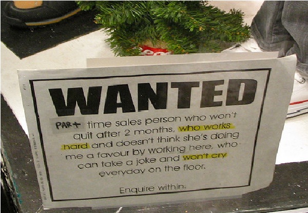 Come on women!-Hilarious Help Wanted Ads