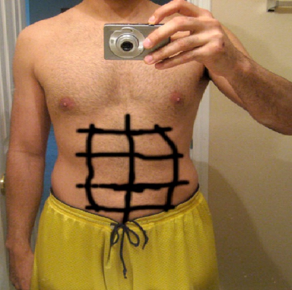 Marked up-Worst Fake Six Pack Fails