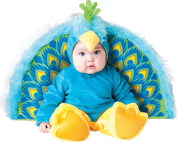 Peacock-Creative Baby Halloween Costumes