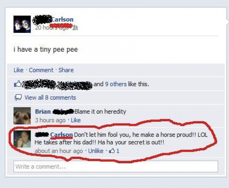 Blame it on Heredity-15 Most Embarrassing Dads On Facebook Ever