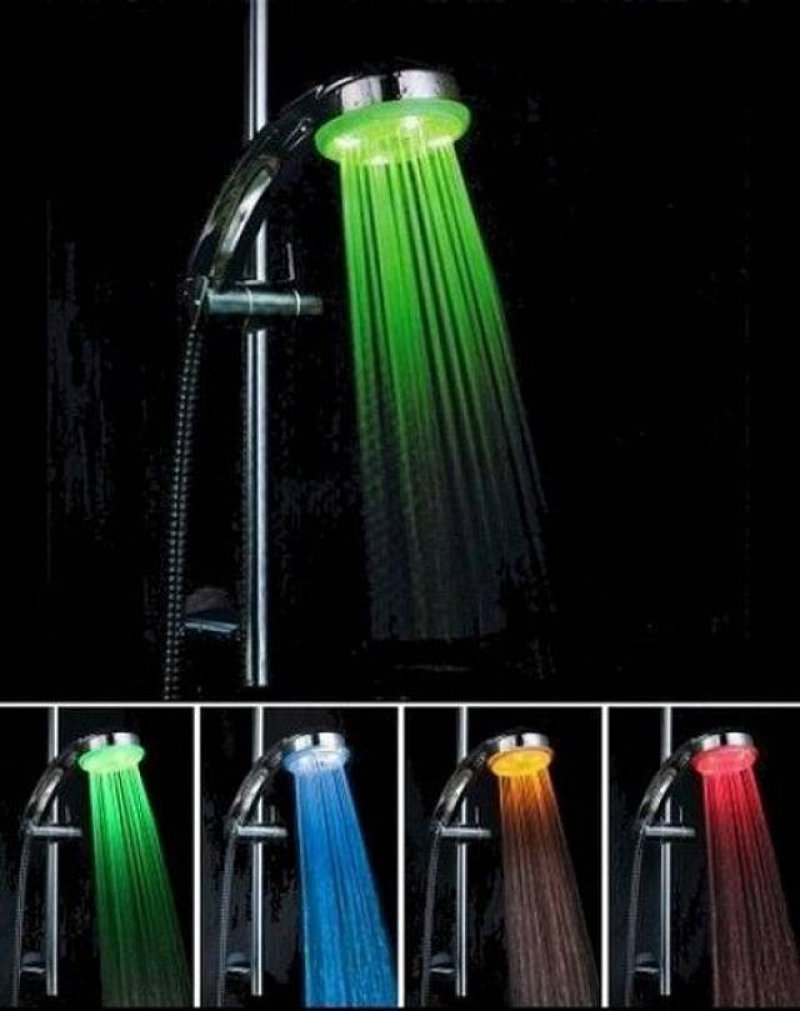 LED Color Changing Shower Head-36 Strangest Gadgets That You Can Buy