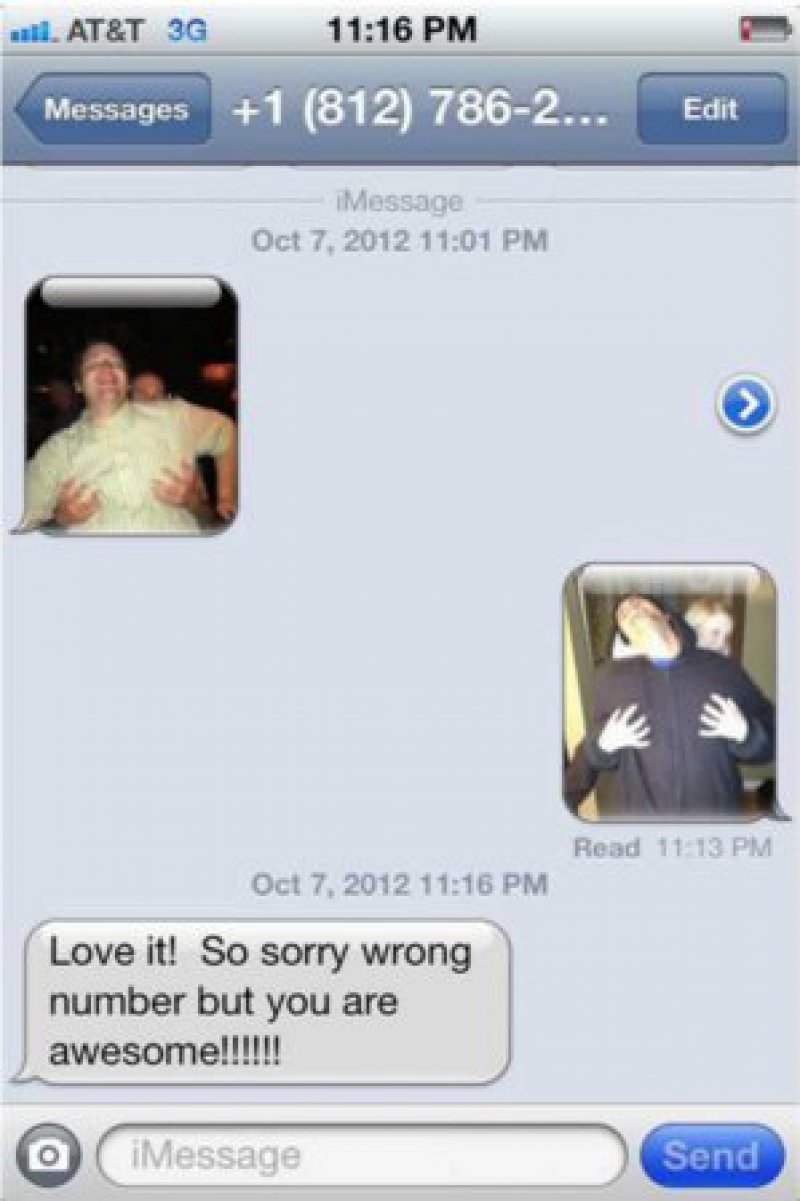 Mimicking a Picture Message from an Unknown Number-15 Hilarious Wrong Number Conversations