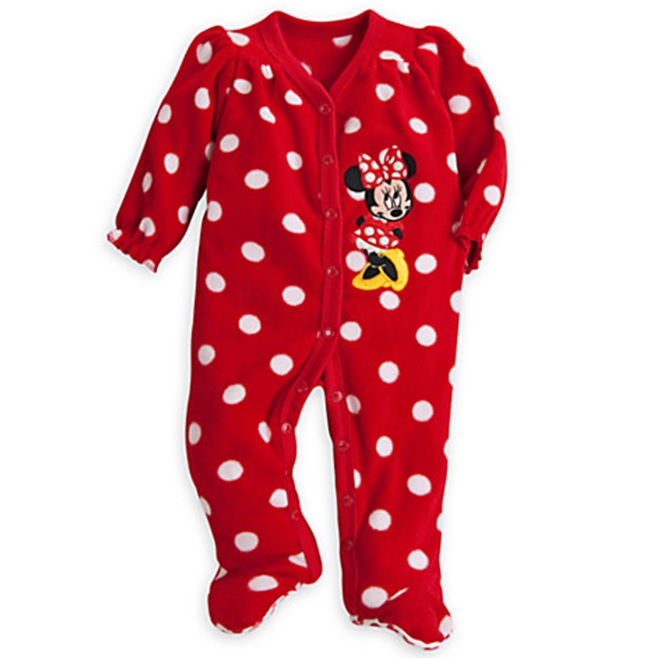 Disney's Finest Minnie Mouse Fleece Romper For Baby  $26.95 