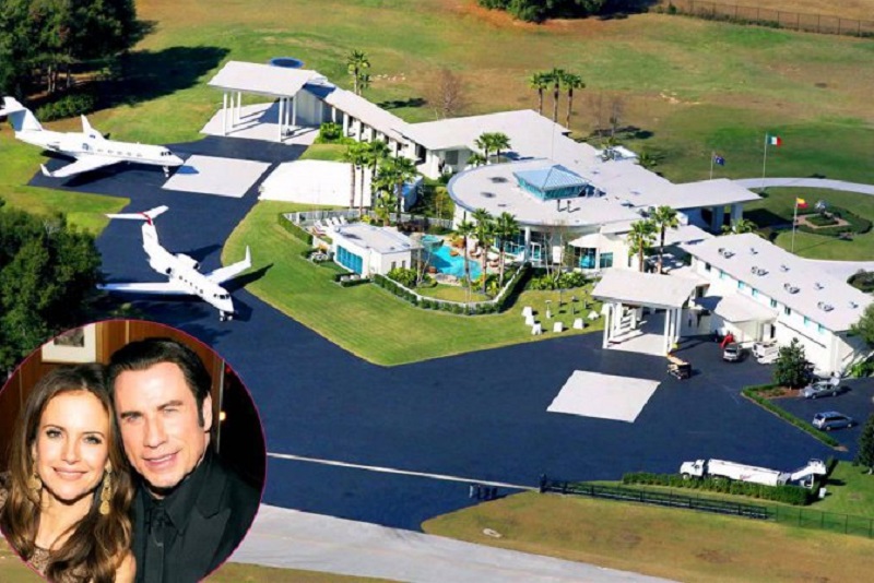 John Travolta House Runway Some Thoughts Fish John Travolta Home Grown Standby Tvs Apr07 See john-travolta-s-12-5m-house-in-florida-has-everything-including-a-private-airport-daily