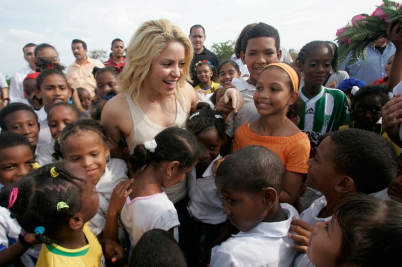 She Is Into Charity -15 Things You Don't Know About Shakira