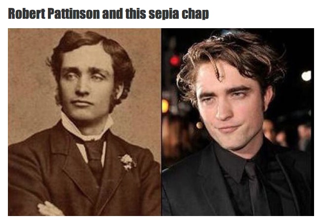 Robert Pattinson and His Unknown Doppelganger-15 Celebrities Who Look Like People From Past