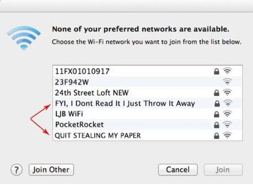 A nice reply-Funny Wifi Names