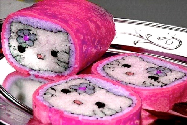 Sushi Kitty-Craziest Hello Kitty Tattoos