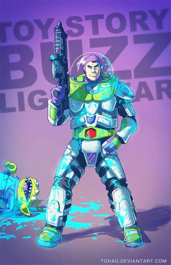 Bad Light year-Classic Childhood Characters In Evil Form