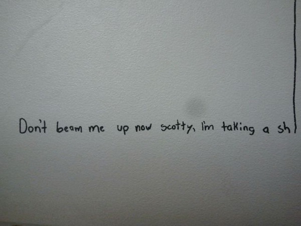 Bad Scotty-Funniest Toilet Graffiti