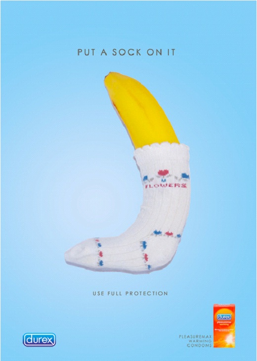 Put A Sock On it-Most Creative Durex C0ndom Ads
