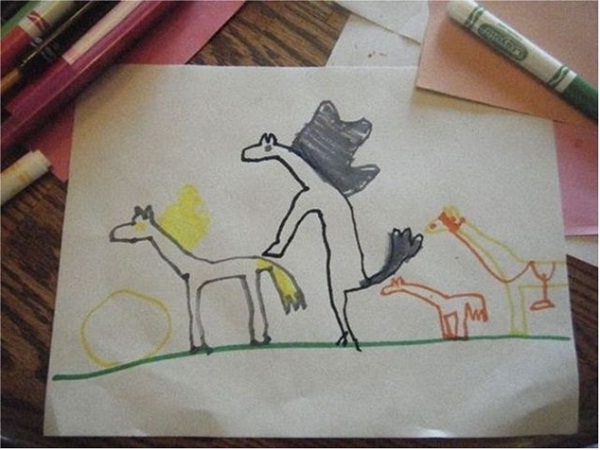 The Crazy Mind-Creepiest Kids Drawings