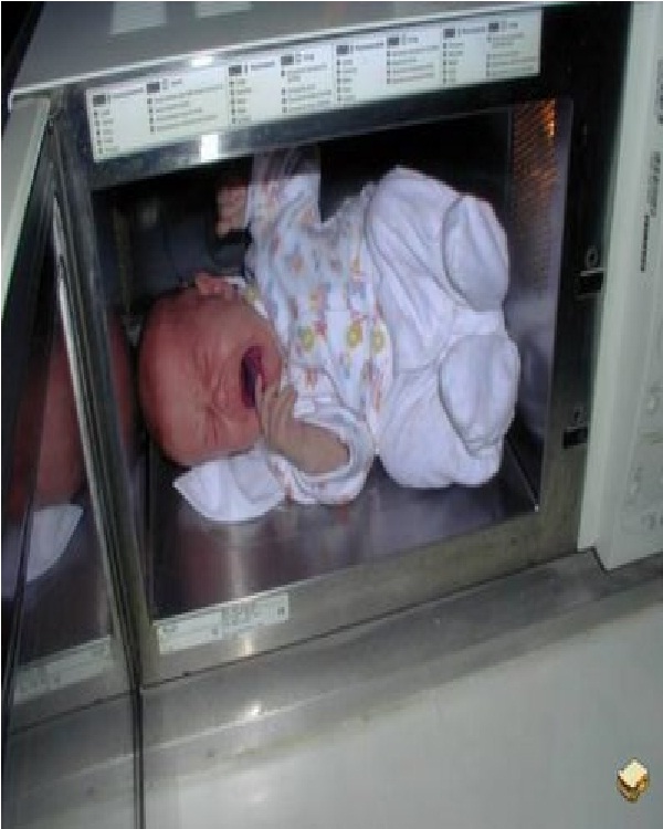 Microwavable Baby-Worst Parenting Fails