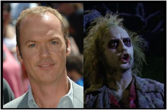 Michael Keaton as Beetlejuice-Celebrities From One Movie Role To Another