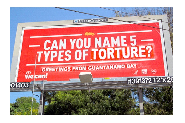 Five Types Of Torture-Funniest Billboard Graffiti