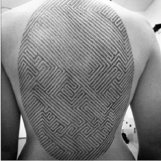 Thumbprint-24 Most Amazing Illusion Tattoos