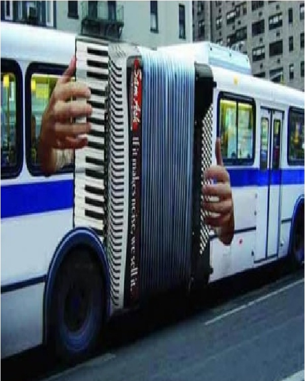 Musical Instrument-Amazing Bus Paint Jobs