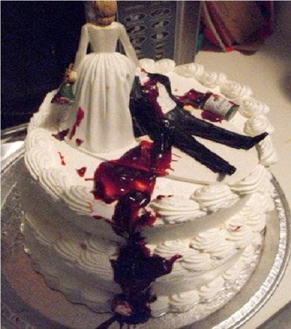 Black Widow-Amazing Zombie Wedding Cakes