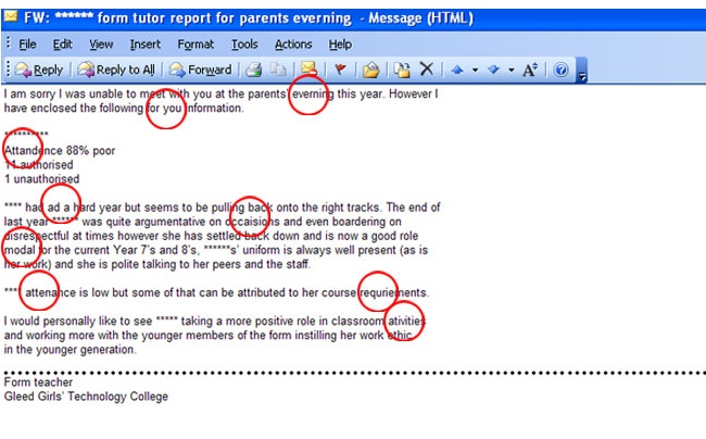 A Teacher Wrote This?-Hilarious Email Blunders
