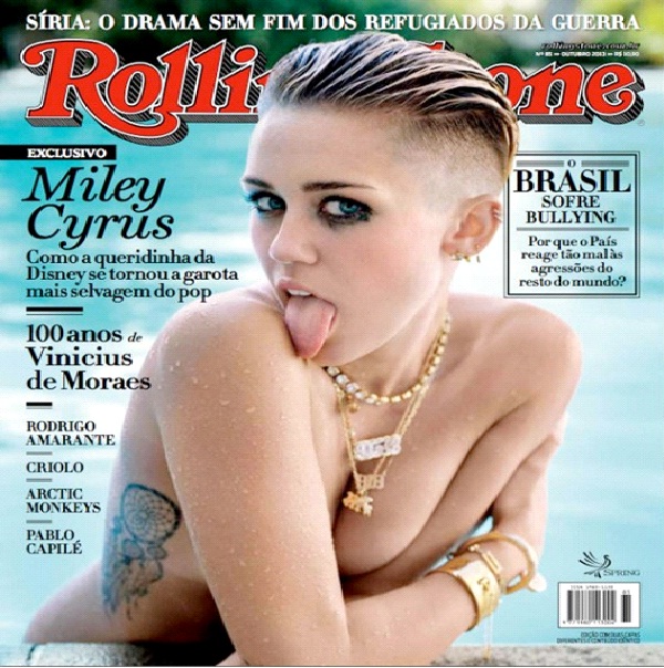 Rolling Stone Magazine Cover-Miley Cyrus 2013 Timeline