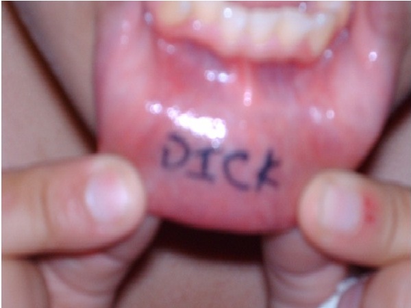 Dick-15 Worst Lip Tattoos Ever