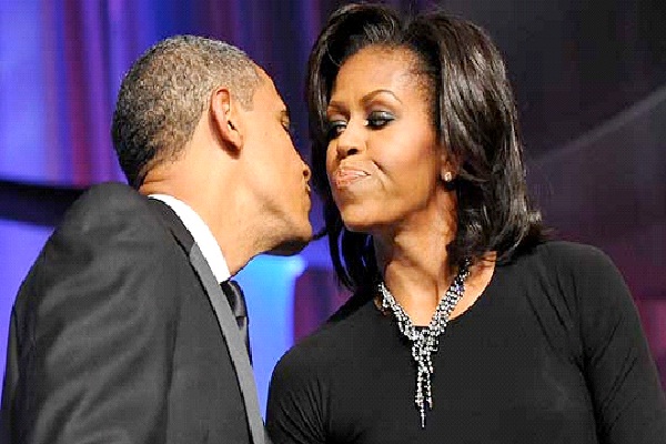 Barak and Michelle Obama-Most Awkward Celebrity Kisses