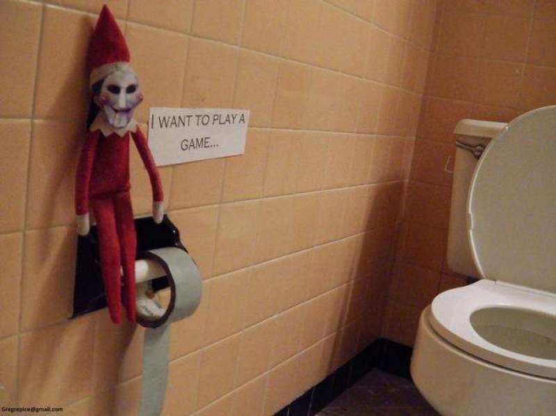 This Creepy Elf on the Shelf-15 Hilarious Photos Of The Elf On The Shelf Gone Wrong