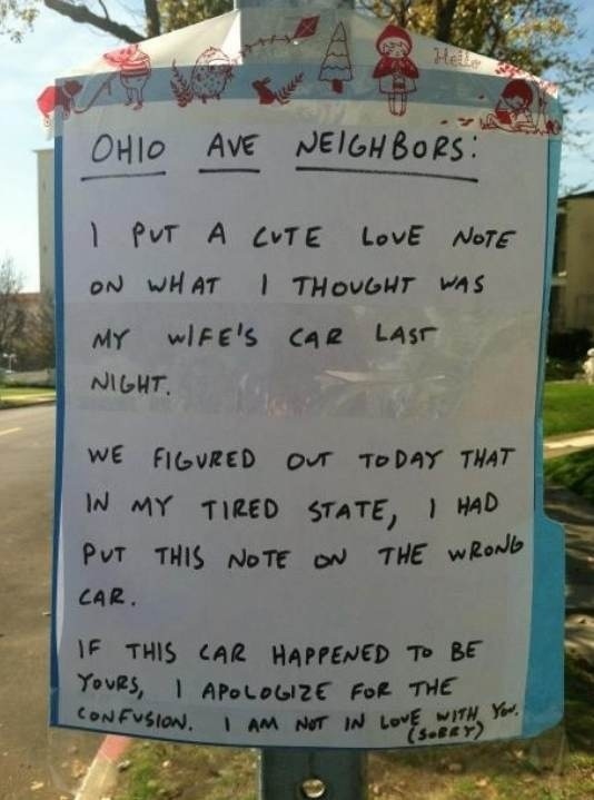 Sweet Apology, Isn't it?-12 Amazing Notes Ever Left By Neighbors