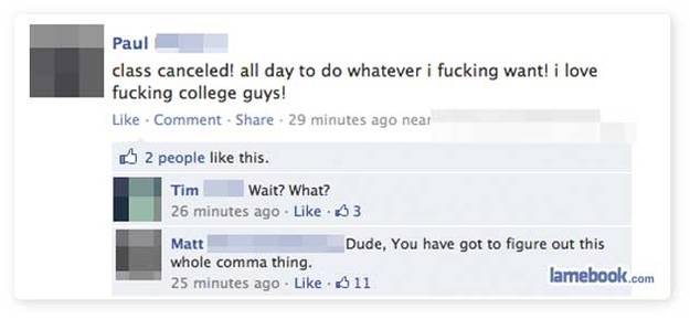 Comma Sutra. This Guy Loves Fucking College Guys-15 Punctuation Fails That Went Horribly And Hilariously Wrong