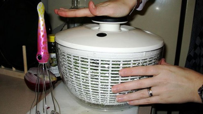 Use a Salad Spinner Instead of a Dryer to Dry a Bra -12 Bra Hacks You Probably Don't Know